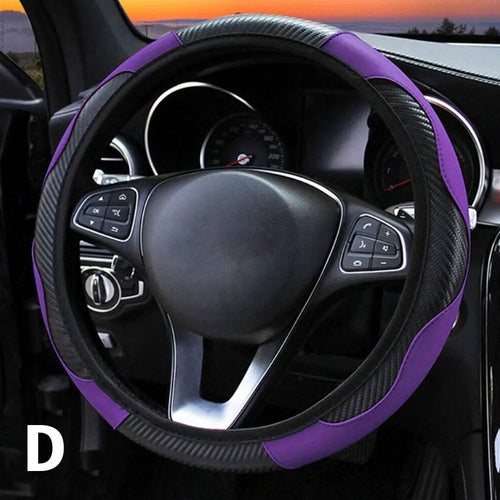 15 inch Vegan Leather Steering Wheel Cover